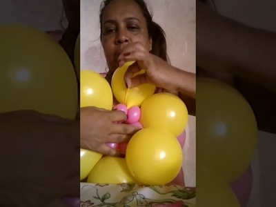 Curso de Decoração com Balões- Falso duplet alternado