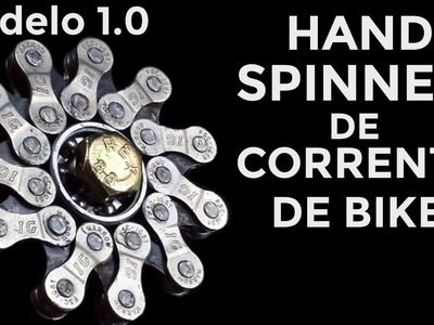 HAND SPINNER FEITO COM CORRENTE DE BIKE 1.0 - HAND SPINNER CASEIRO FEITO DE CORRENTE DE BICICLETA