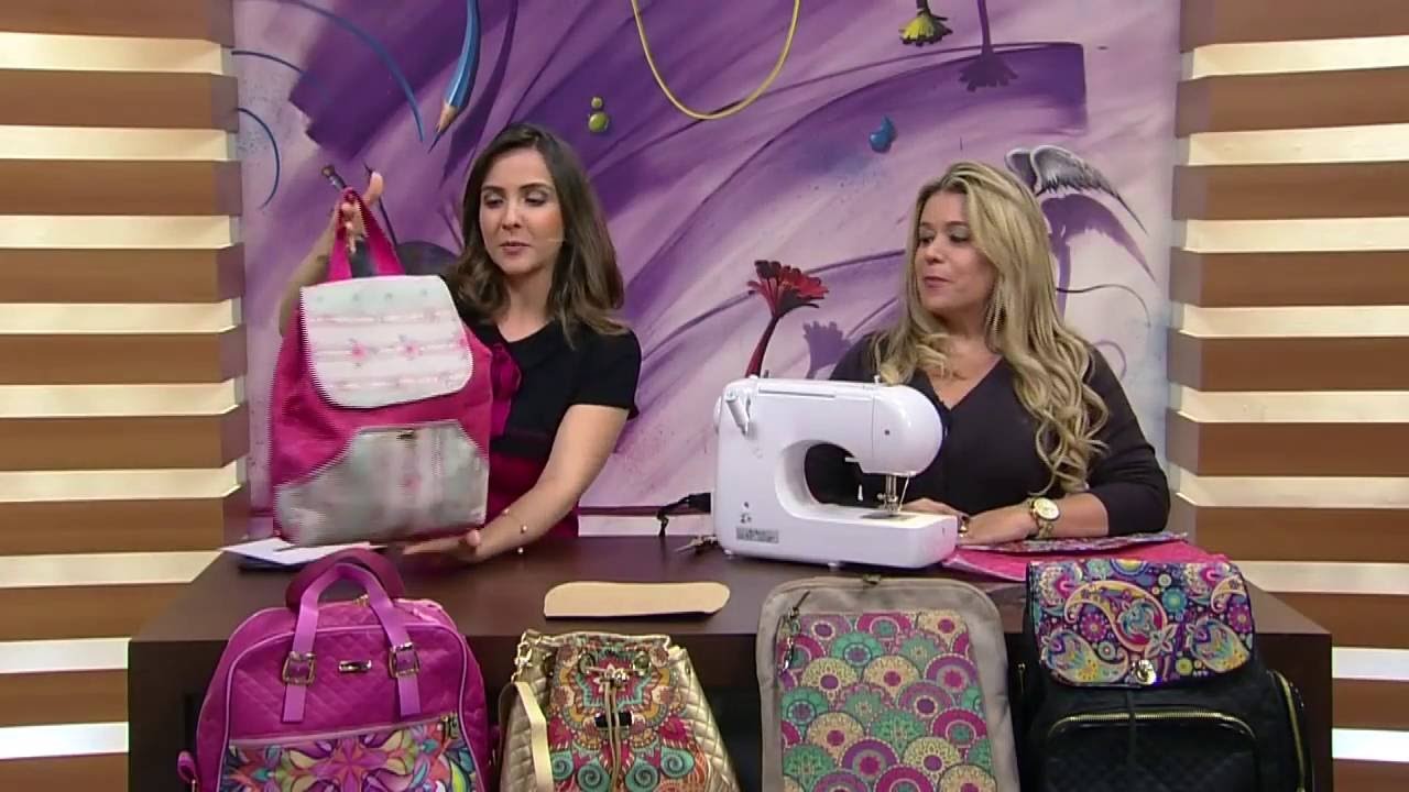 Mochila canguru por Adriana Dourado programa Mulher.com parte 1