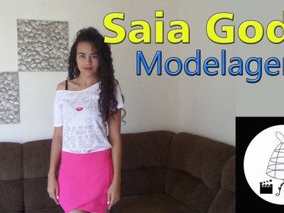 PASSO A PASSO Modelagem de saia godê por Alana Santos Blogger