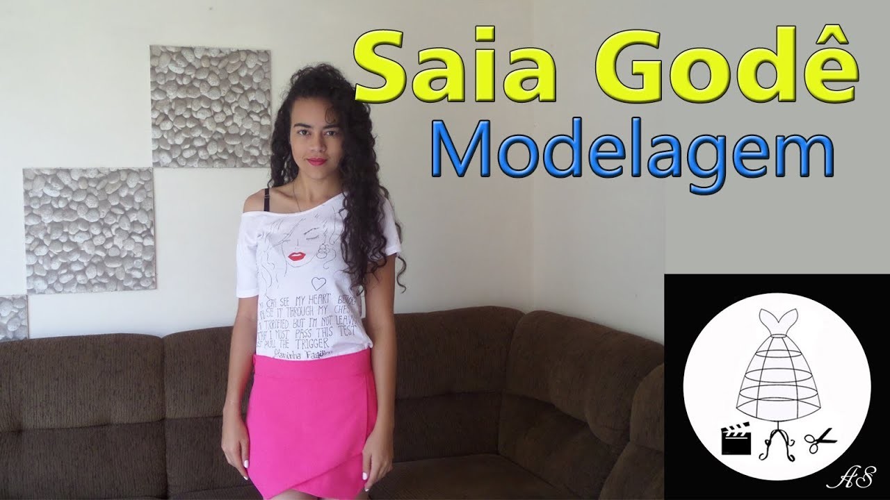 PASSO A PASSO Modelagem de saia godê por Alana Santos Blogger