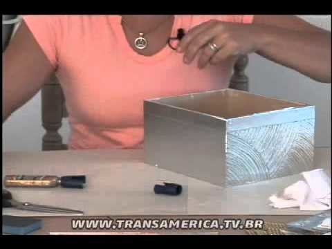TV Transamérica -  Caixa com pedrarias e espelho