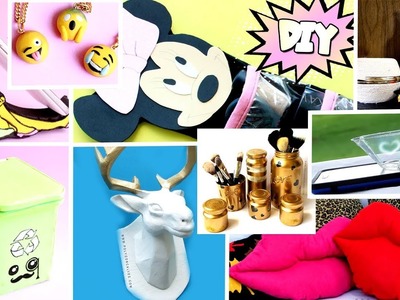 10 DIYS FAVORITOS do canal, Kawaii, Tumblr,Geek decoração | POLY SEGUNDA À SEXTA EP 17