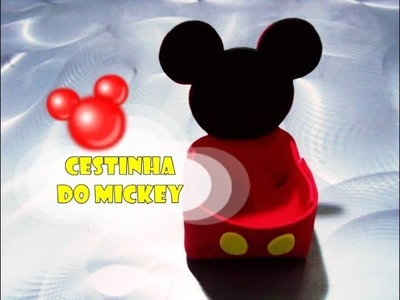 DIY.: Cestinha do Mickey