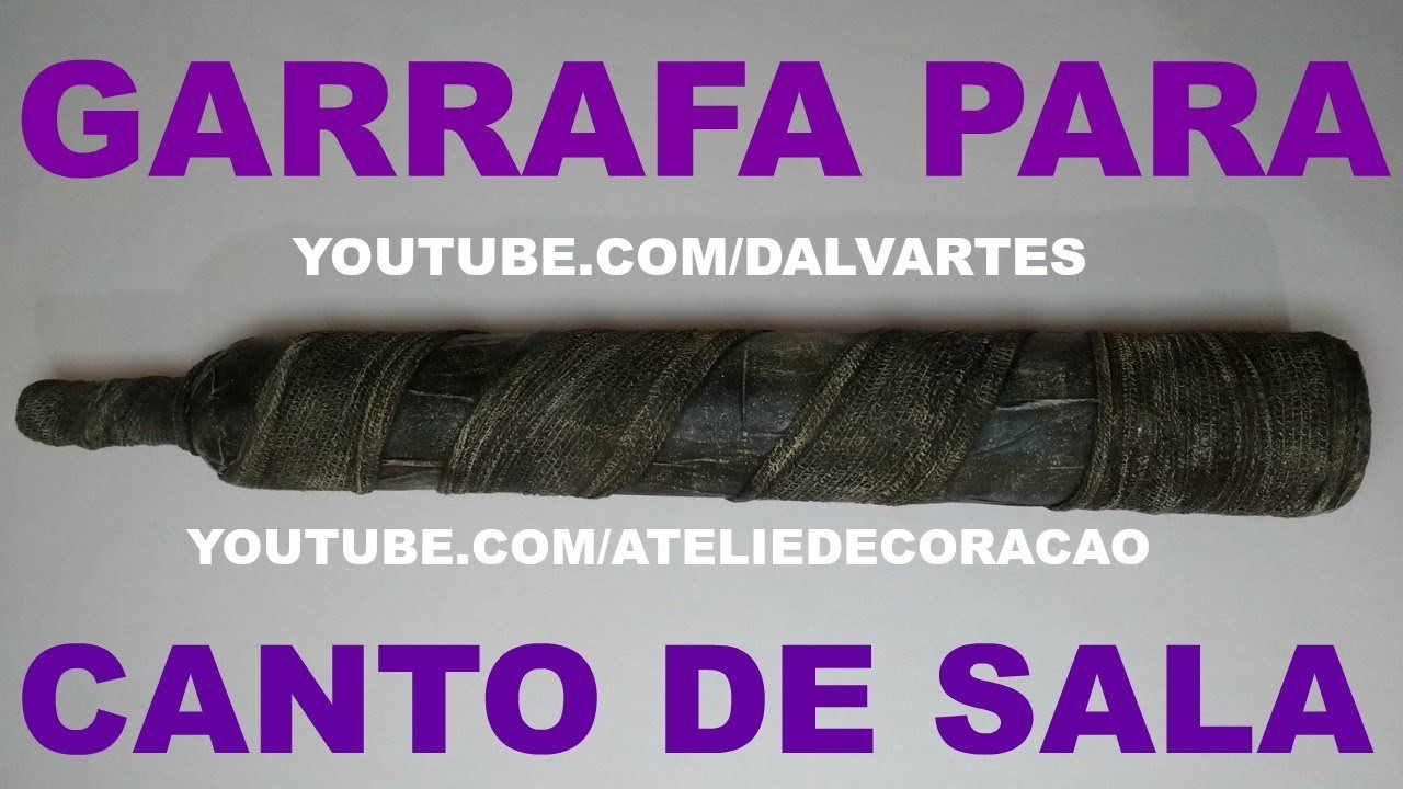 GARRAFA PARA CANTO DE SALA ft,Ateliê DeCoração by Flávia Martins