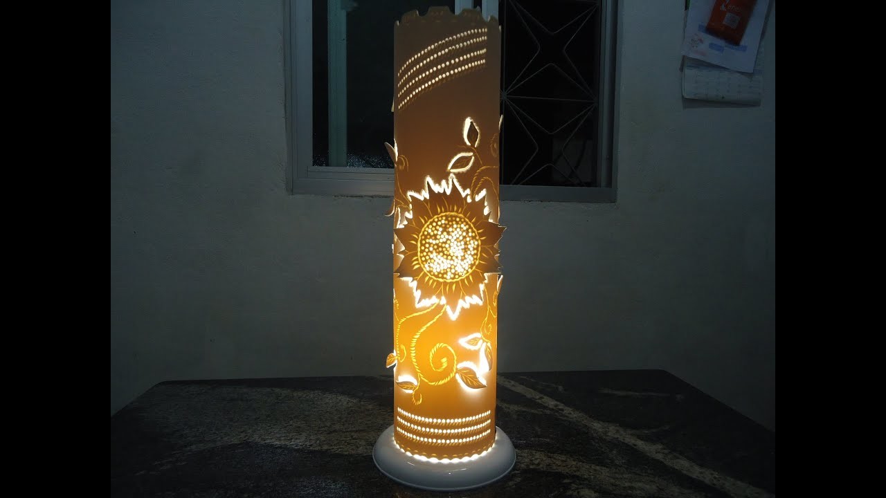 Luminária de PVC Girassol