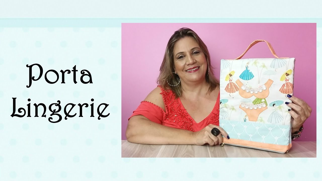 Porta Lingerie Duplo de tecido
