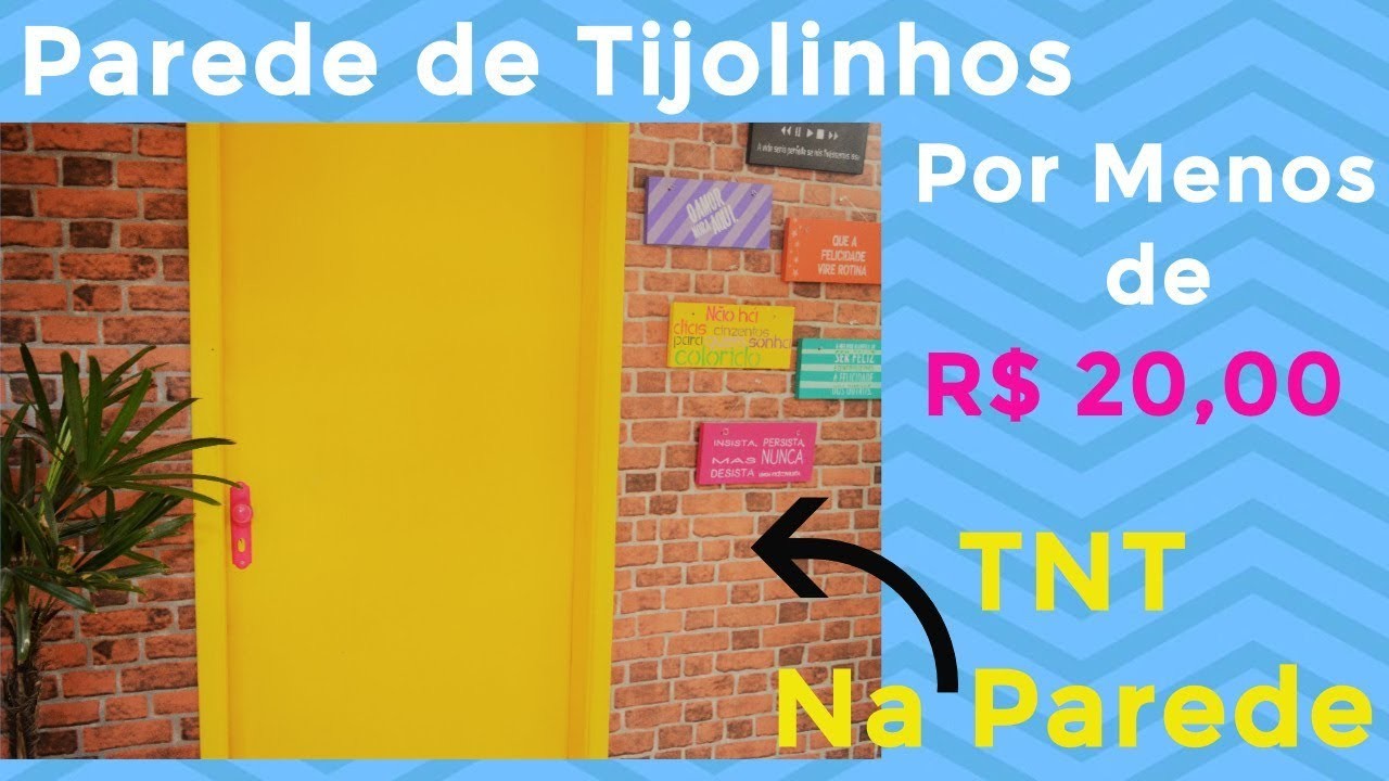 TNT na Parede - Parede de Tijolinhos
