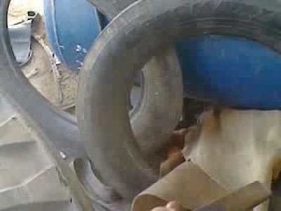 A facilidade de corta um pneu