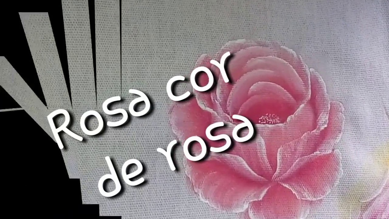 Aprenda de forma fácil como pintar rosa cor de rosa - simone Moraes