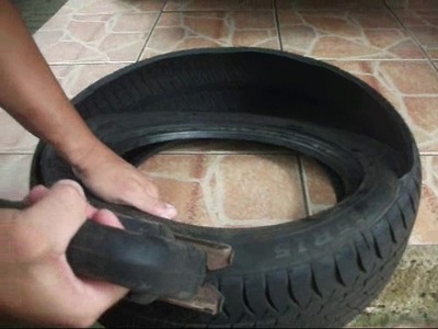 Como cortar pneus para se reciclar