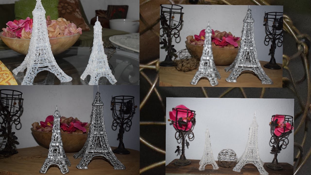 Como fazer a torre Eiffel com cola quente