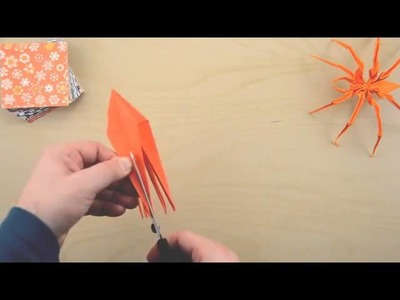 Como fazer aranha de papel