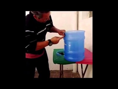 Como reutilizar bombona de água!!!