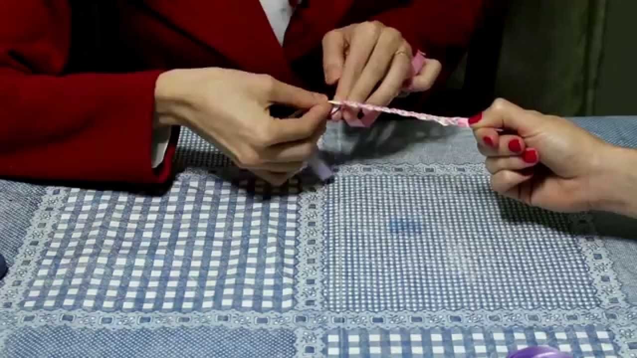 Dica: Trancinha com Fitas de Cetim e Gorgurão | Shirlei Leal by Ateliê da Shica