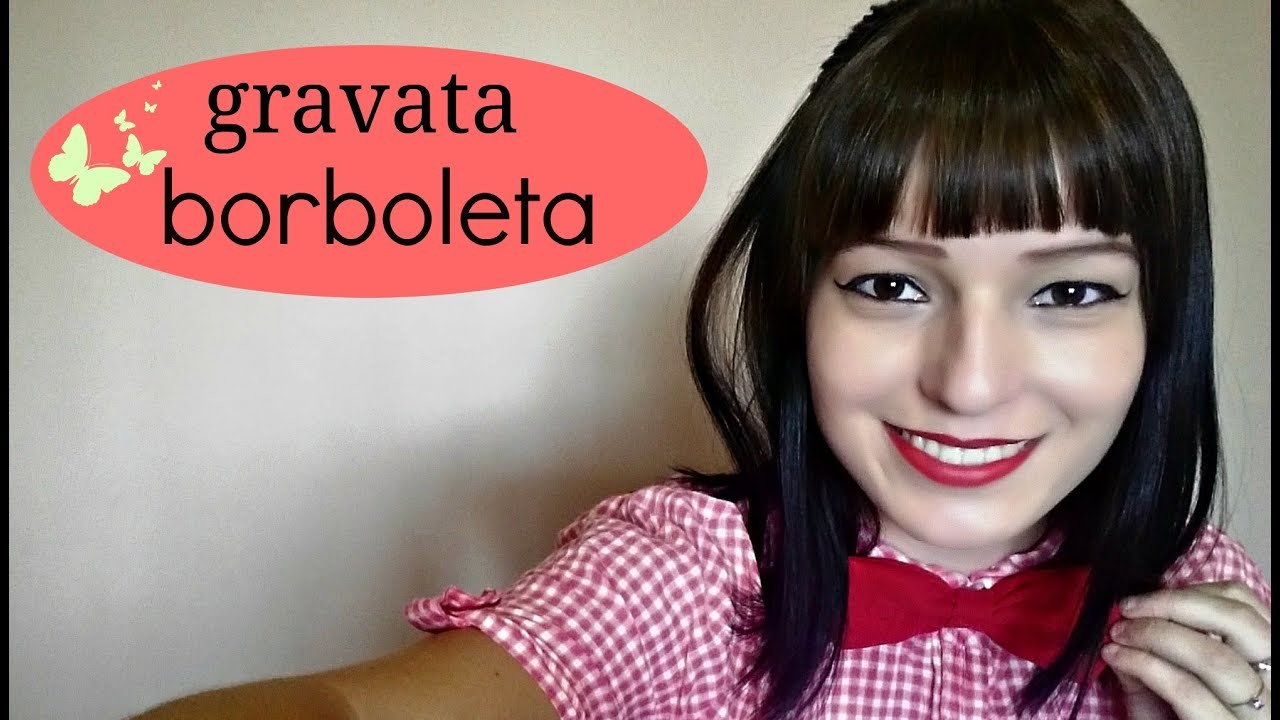 Diy gravata borboleta