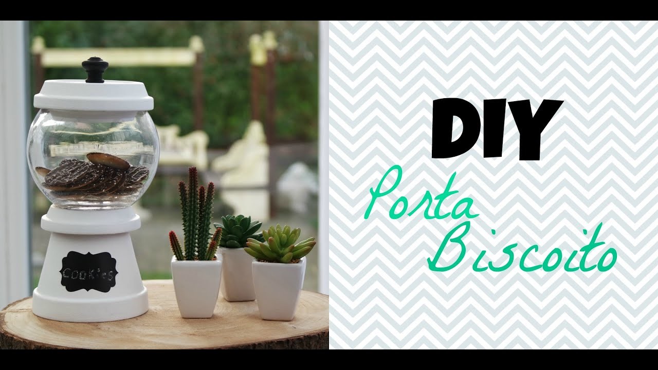 DIY: PORTA BISCOITO CUSTOMIZANDO POTINHO TERRACOTA