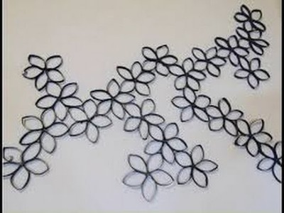 FLORES DE ROLINHO DE PAPEL HIGIÊNICO