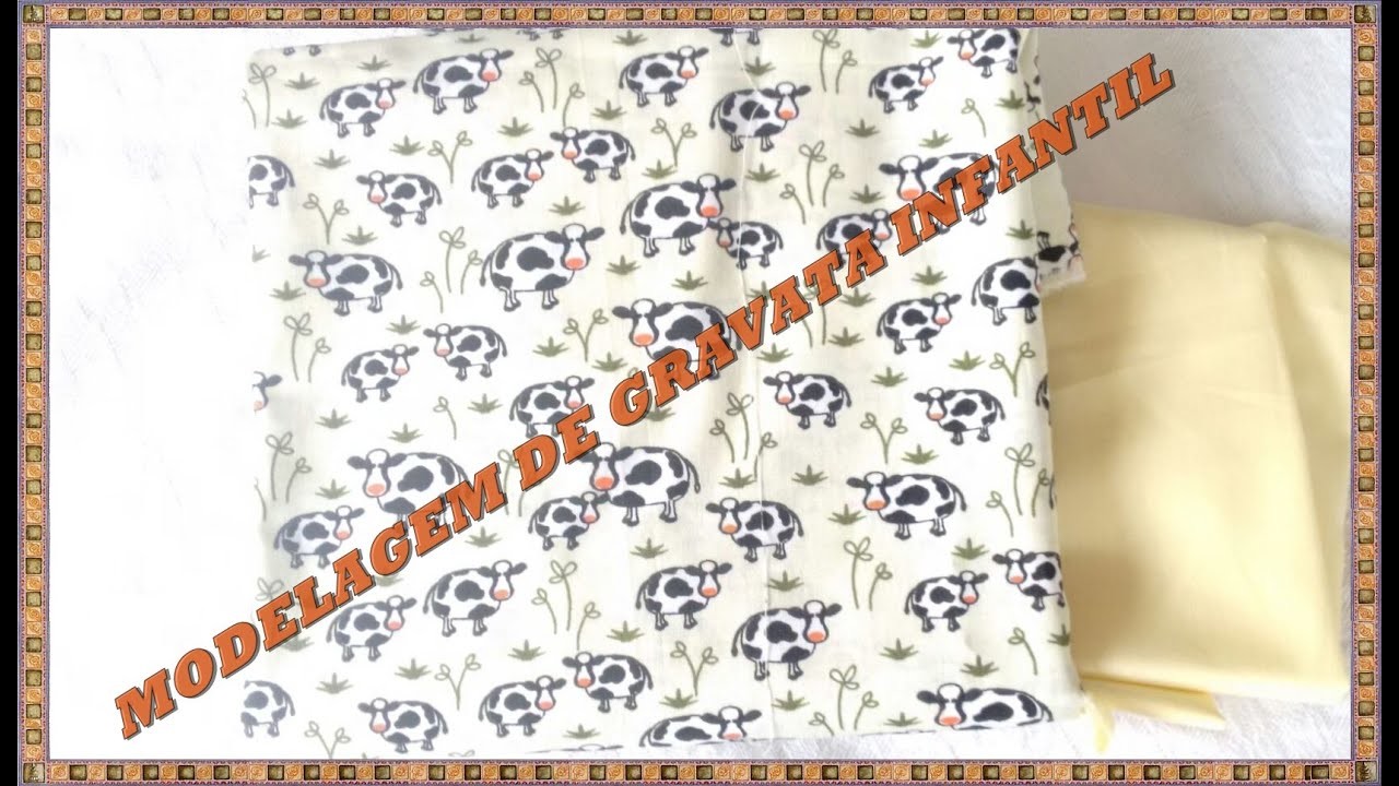 MODELAGEM DE GRAVATA INFANTIL