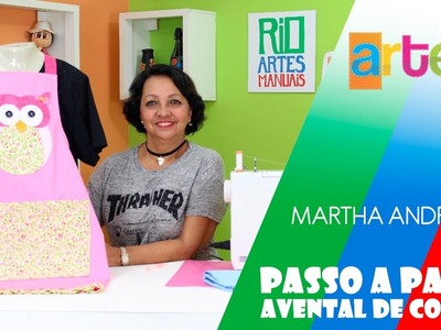PASSO A PASSO AVENTAL DE CORUJA - MARTHA ANDRADE