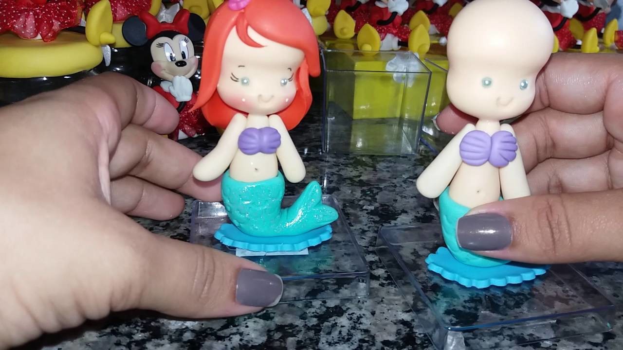 Pequena Sereia Ariel ♡ fofinha para lembracinhas e mini topinhos ♡