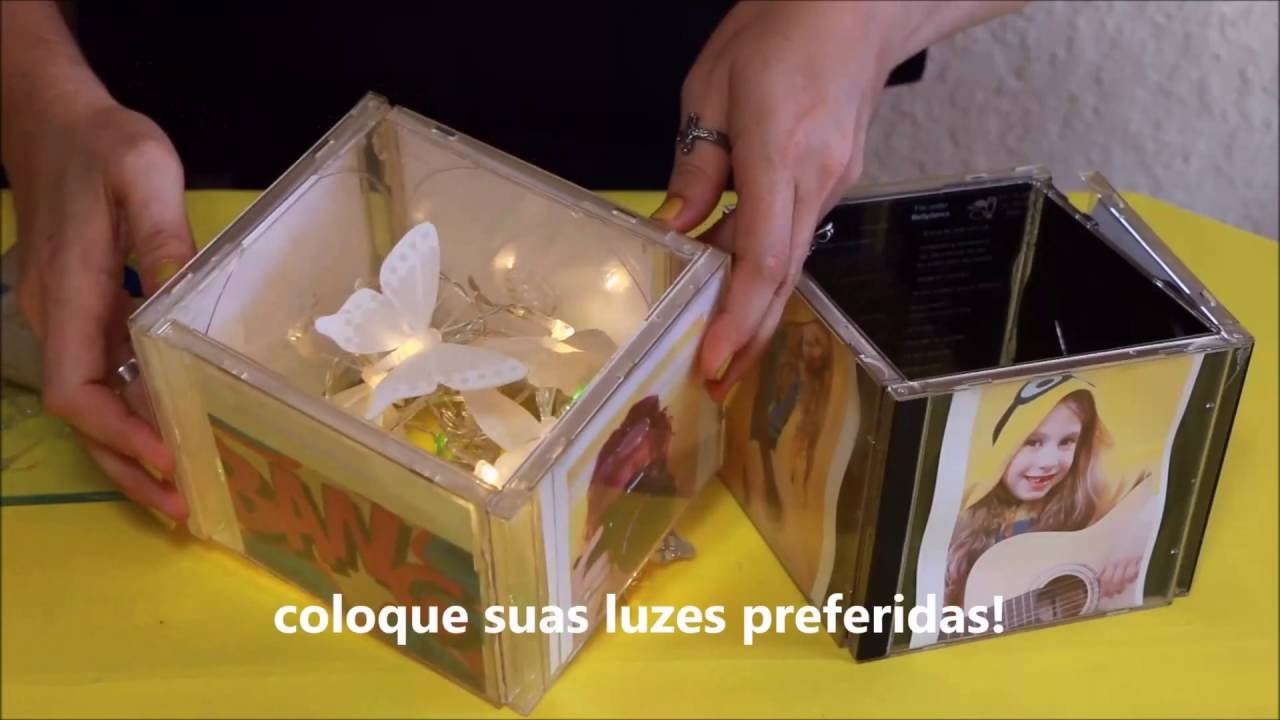 Porta Retrato + luminaria + Capa de CD Usado