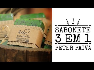 Sabonete 3 em 1 (Shampoo, Sabonete e Sabão de Barbear) - Peter Paiva