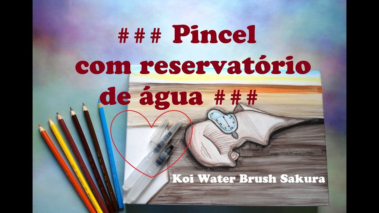 SAKURA - Koi Water Brush - PINCEL COM RESERVATÓRIO DE ÁGUA
