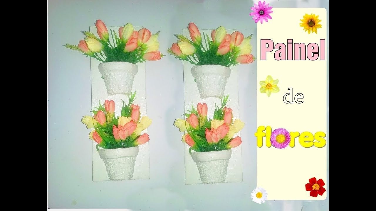 Video da parceria#tema primavera - painel de flores