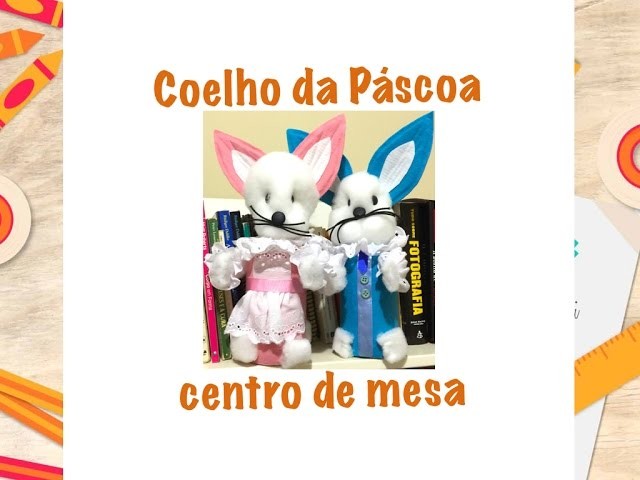 COELHO DA PÁSCOA - com vidro de azeitonas✂️ Arte&Fatos Canal da Julani