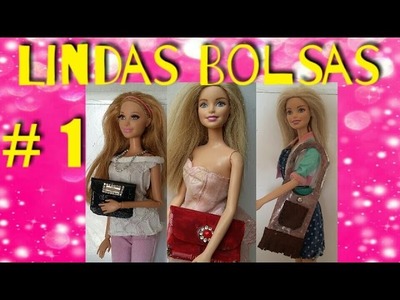 Como fazer bolsa para barbie e outras bonecas #1