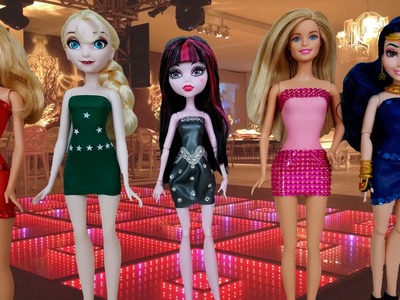 Como Fazer Vestido de Festa Com Bexiga Barbie Frozen Descendentes MH EAH