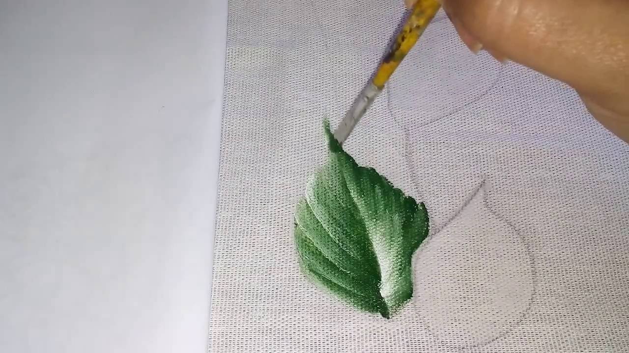 Como pintar folha, para iniciantes. Aprenda de forma rápida e fácil.