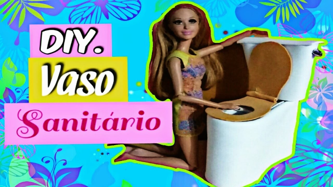 DIY. Como fazer um vaso sanitário para Barbie
