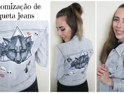 DIY Customização de jaqueta jeans