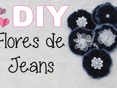 (DIY) Flores Feitas com Jeans (Especial de 3 Anos do Canal #13)