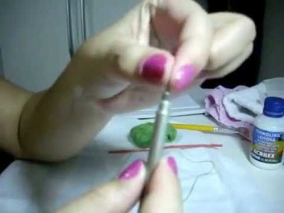 DIY: Ponto Russo  parte 1. como colocar linha na agulha e materiais utilizados por Jackelin