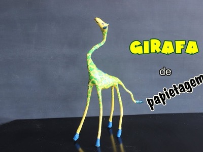 Girafa de papietagem com Marcelo Gonçalves do Canal Feito a Mão.com