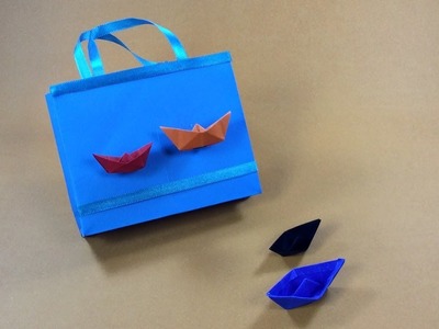 Sacolinha de Origami  - Embalagem - Dobradura de papel - DIY