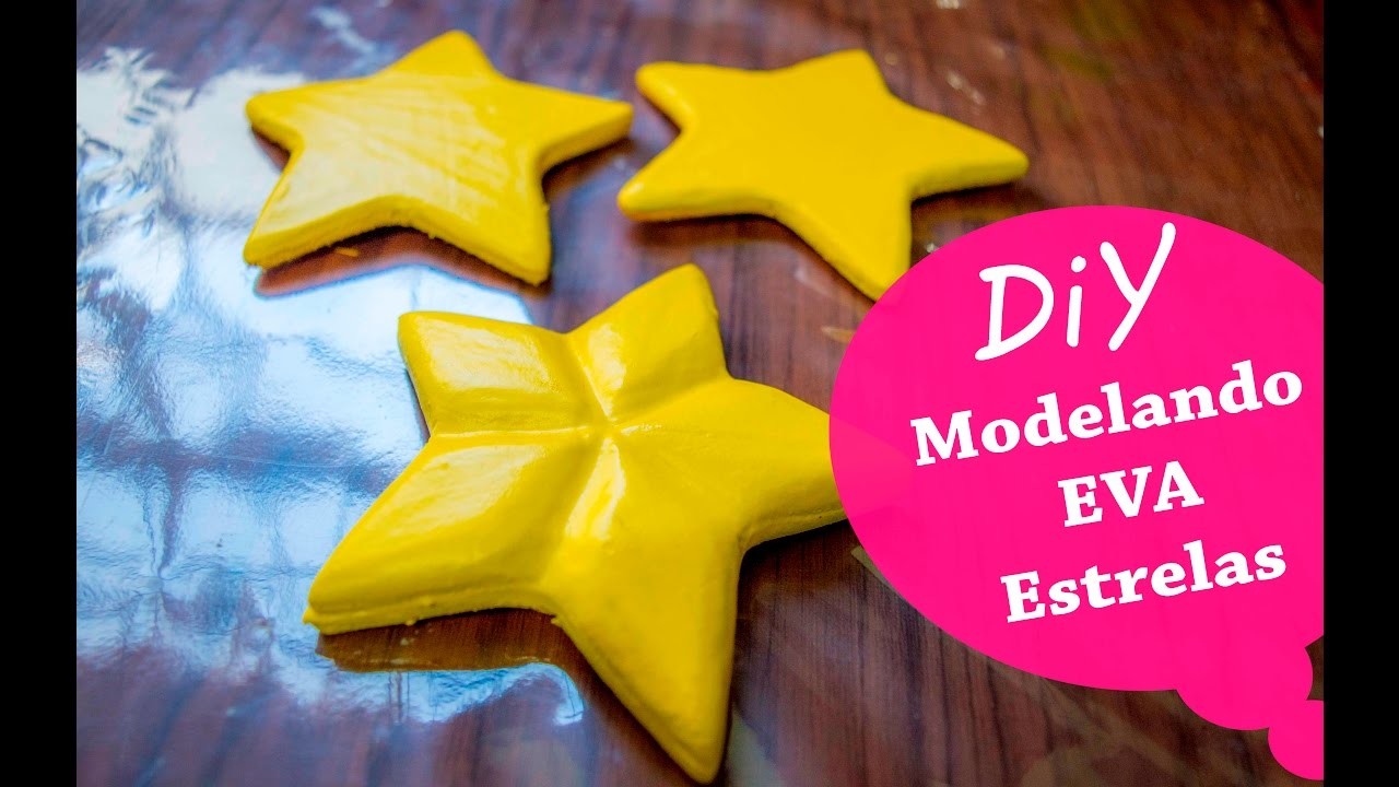 Tutorial - Modelando EVA - Estrelas, ornamentos, detalhes e outros