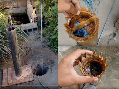 Cavando poço artesiano manual. part. 02 (fazendo a broca)