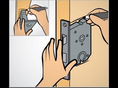 Como instalar fechadura em porta de metalon