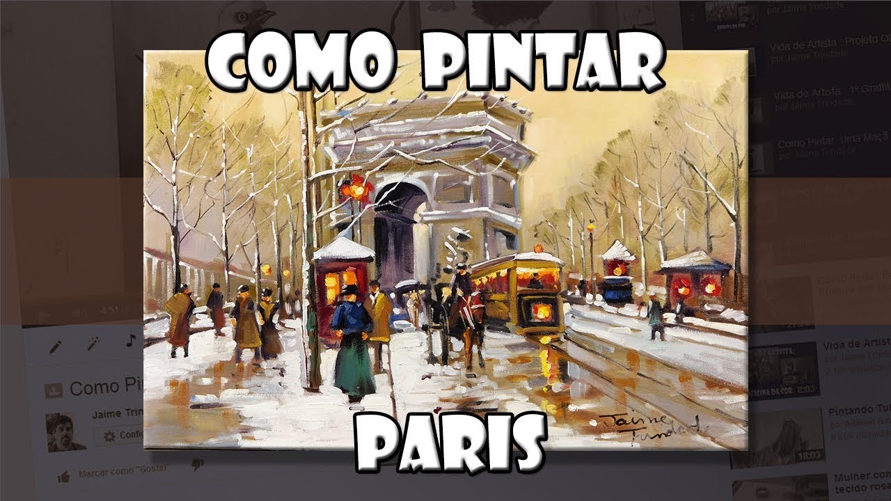 Como Pintar  Paris  #1 (Passo a Passo)