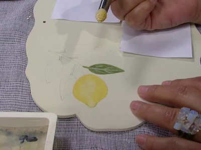 Mulher.com - 15.07.2016 - Como pintar limão siciliano - Ana Lucia Alvin PT1
