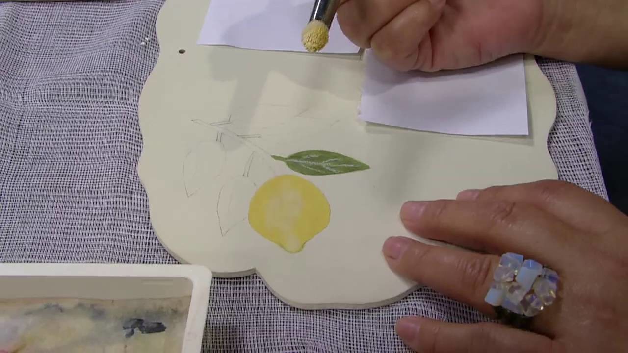 Mulher.com - 15.07.2016 - Como pintar limão siciliano - Ana Lucia Alvin PT1