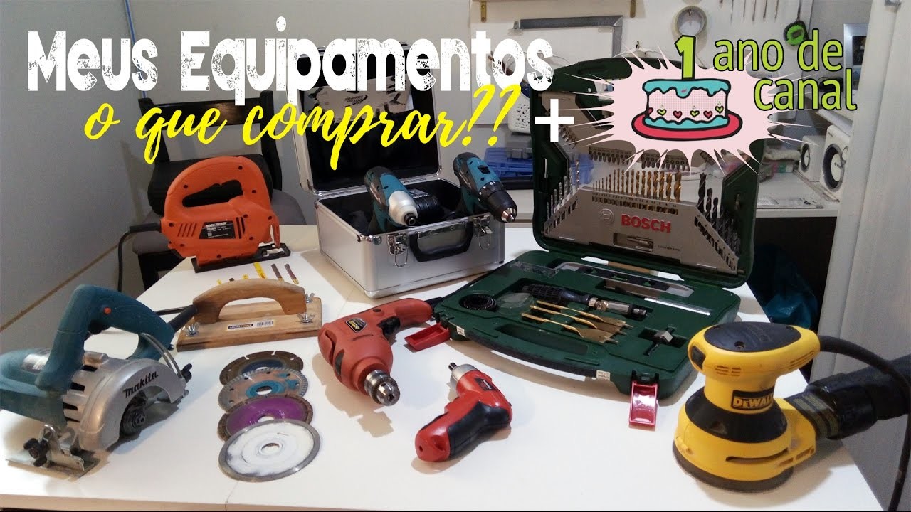 Que ferramentas e equipamentos comprar? Mostrando as minhas! :: Rebeca Salvador DIY