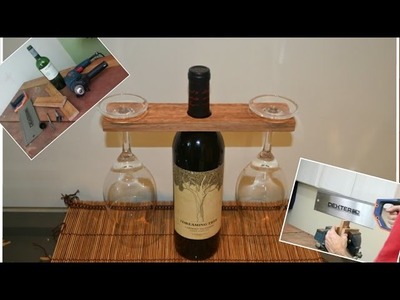 Suporte taças de vinho - Madeira de Pallet