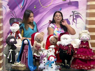 Mulher.com - 09.11.2016 - Papai Noel porta talheres - Silvia Torres P1