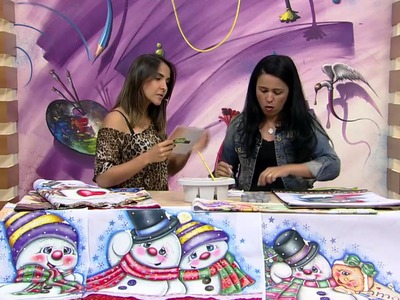 Mulher.com - 19.11.2016 - Pintura em tecido - Lilinha Silva P1