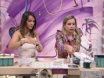 Mulher.com - 28.10.2016 - Caixa vintage com técnica de carimbos - Camila Claro de Carvalho P2